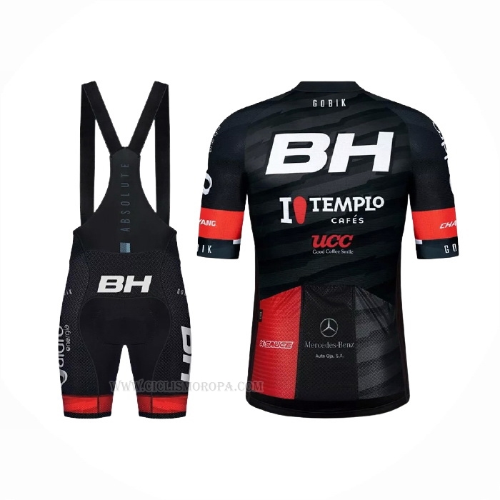 2021 Ropa Ciclismo BH Templo Negro Mangas Corta y Culotte Corto